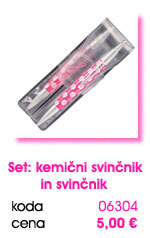 Set: kemični svinčnik in svinčnik